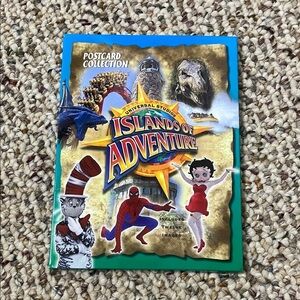 Universal Islands of Adventure Postcard Collection. 12 Postcards